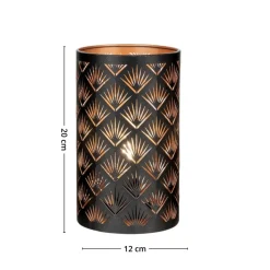 Nata LED lyslykt palme