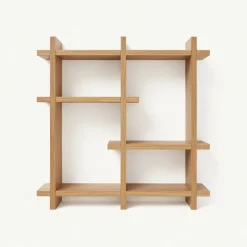 Olsberg vegghylle eikefiner natur 40 x 12 x 40 cm