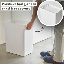 Oppbevaringsboks dyrefor hvit