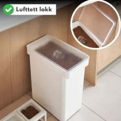 Oppbevaringsboks dyrefor hvit
