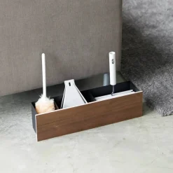 Oppbevaringsboks med skillevegger sort 45 cm