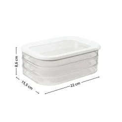 Oppbevaringsboks til pålegg transparent 0,55L