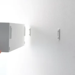 Oppbevaringsboks til vegg hvit 60 cm