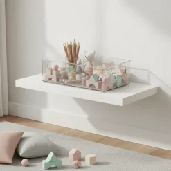 Oppbevaringsboks transparent, medium