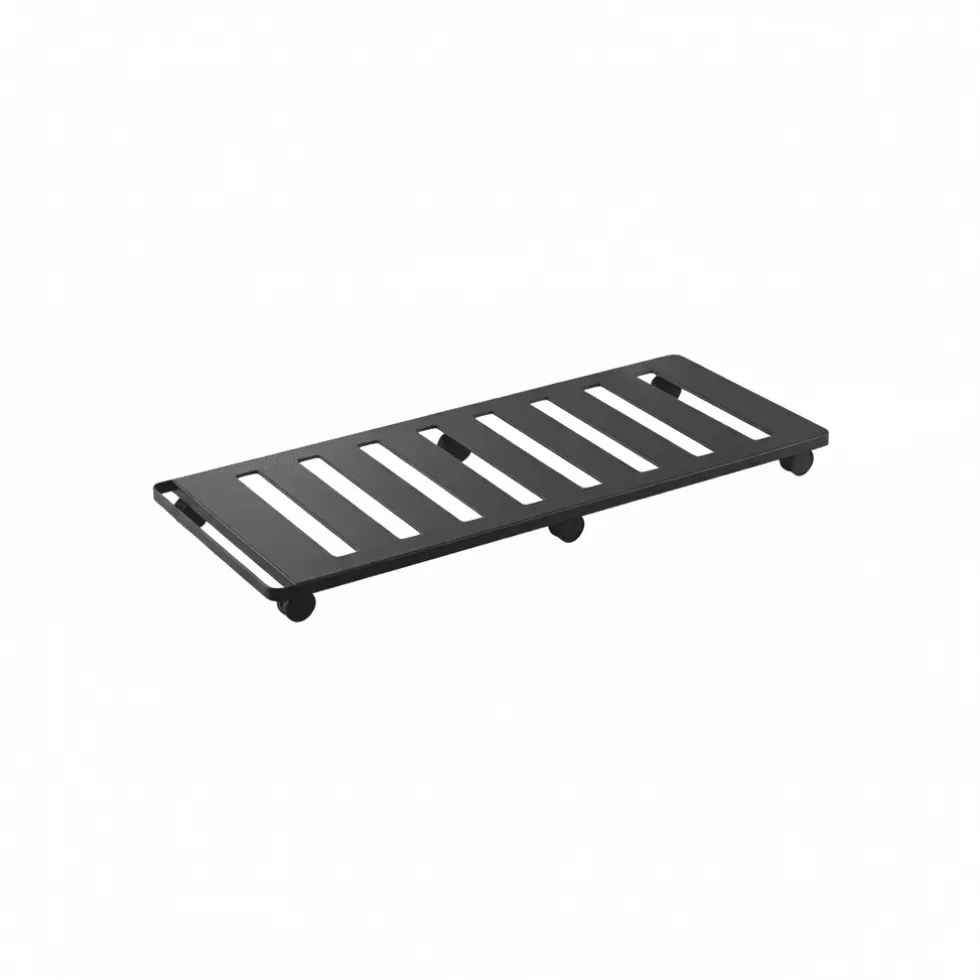 Oppbevaringsvogn under seng, sort med hjul 74,8 x 31 cm