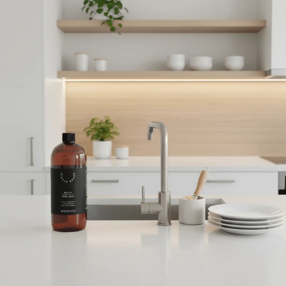 Oppvasksett Singles Lemongrass 8 deler