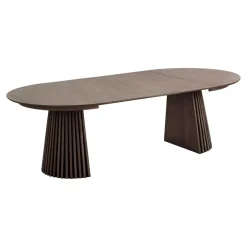 Osaka spisebord smoked oak veneer, uttrekkbart 120-240 cm