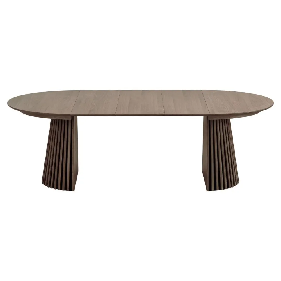 Osaka spisebord smoked oak veneer, uttrekkbart 120-240 cm