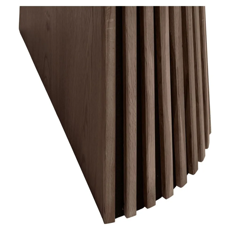 Osaka spisebord smoked oak veneer, uttrekkbart 120-240 cm