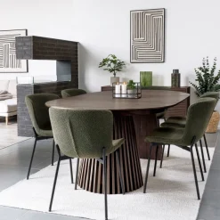 Osaka uttrekkbart spisebord smoked oak 120–200 cm
