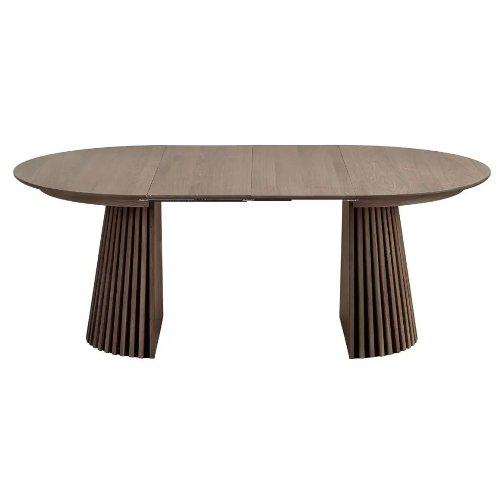Osaka uttrekkbart spisebord smoked oak 120–200 cm