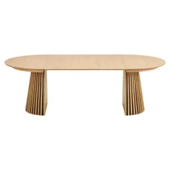 Osaka uttrekkbart spisebord natur eikefiner 120–240 cm