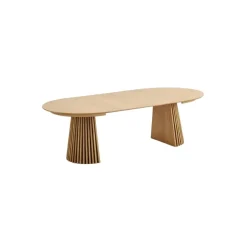 Osaka uttrekkbart spisebord natur eikefiner 120–240 cm