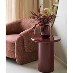 Otago sidebord bordeaux ø45 cm