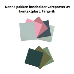 Pakke Fargerik kontaktplast