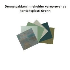 Pakke Grønn kontaktplast
