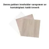 Pakke kaldt treverk kontaktplast