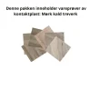 Pakke Mørk kald treverk kontaktplast