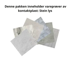 Pakke Stein lys kontaktplast