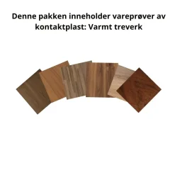 Pakke varmt treverk kontaktplast