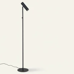 Paris gulvlampe sort