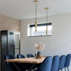 Paris taklampe messing