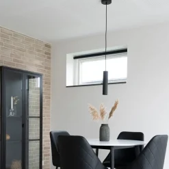 Paris taklampe sort