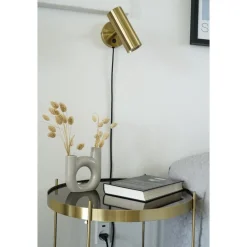 Paris vegglampe messing