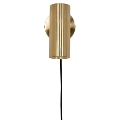 Paris vegglampe messing