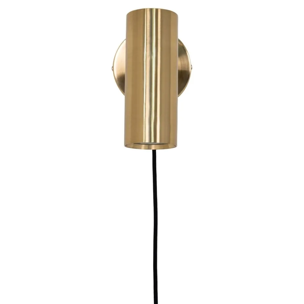 Paris vegglampe messing