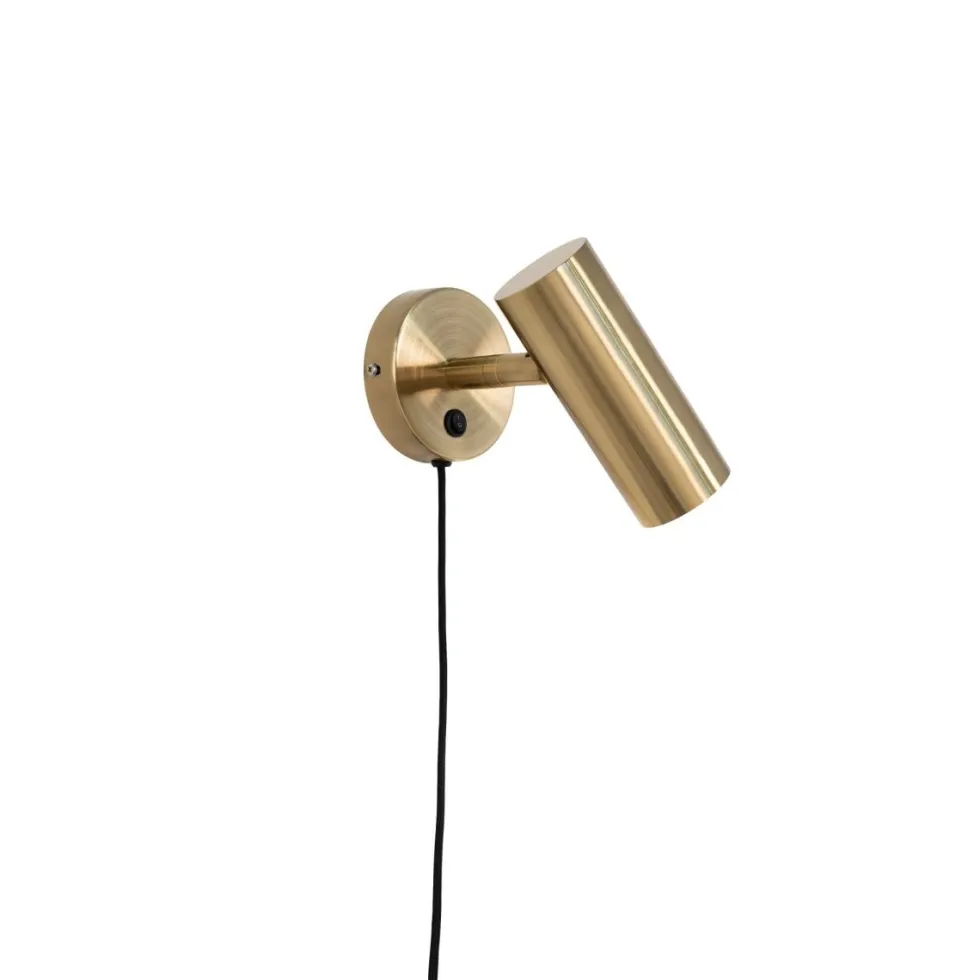 Paris vegglampe messing