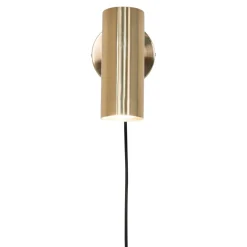 Paris vegglampe messing