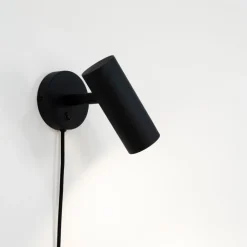 Paris vegglampe sort