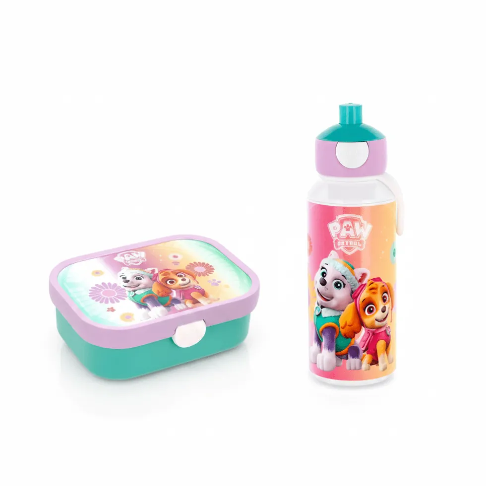 Paw Patrol matboks og flaske sett rosa