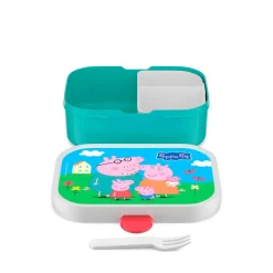 Peppa gris matboks og flaske sett