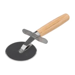 Pizzabrett i bambus med pizzakutter 37 cm