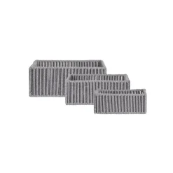 3-pk Arese kurver grå