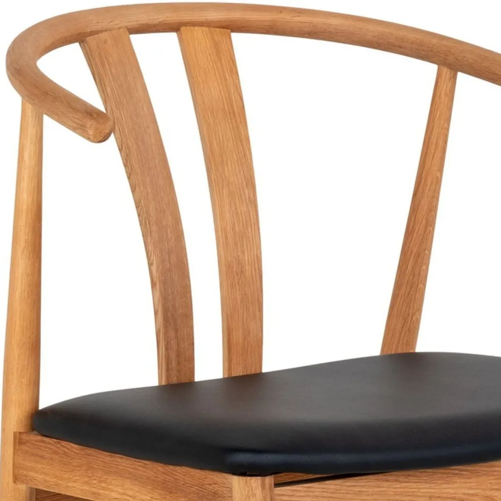 2-pk Artenara spisestol oak veneer