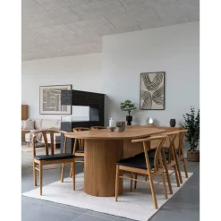 2-pk Artenara spisestol oak veneer