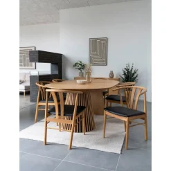 2-pk Artenara spisestol oak veneer