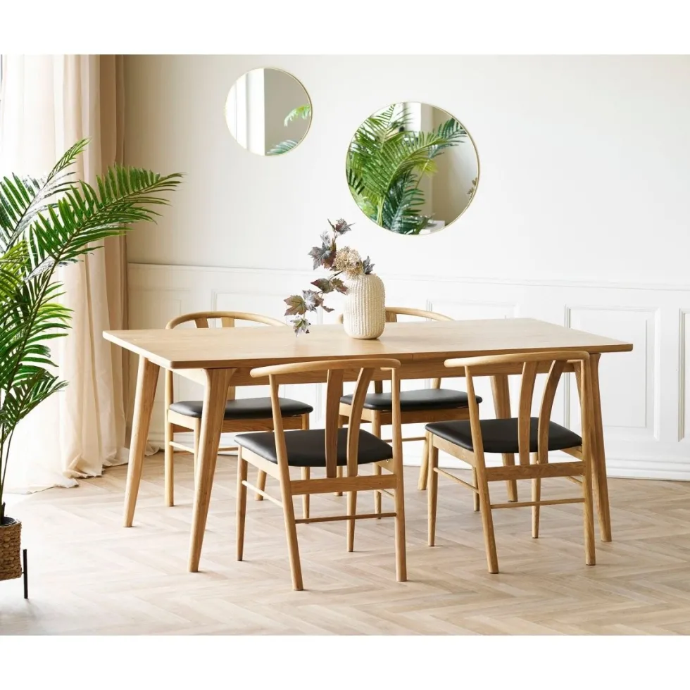 2-pk Artenara spisestol oak veneer