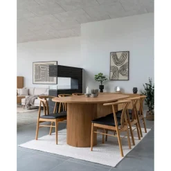 2-pk Artenara spisestol oak veneer