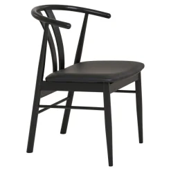 2-pk Artenara spisestol sort