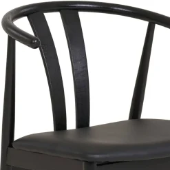 2-pk Artenara spisestol sort