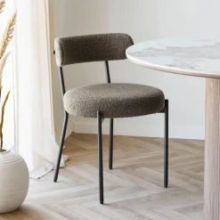 2-pk Badalona spisestol boulcé brun