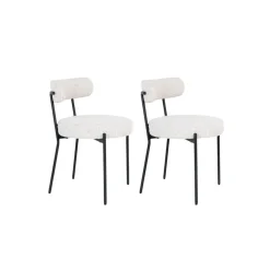 2-pk Badalona spisestol hvit