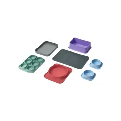 7-pk Bakesett i silikon non-stick