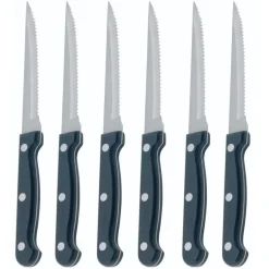 6-pk Biffkniver i rustfritt stål