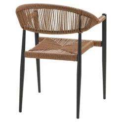 2-pk Canari hagestol natur/sort