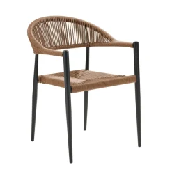 2-pk Canari hagestol natur/sort